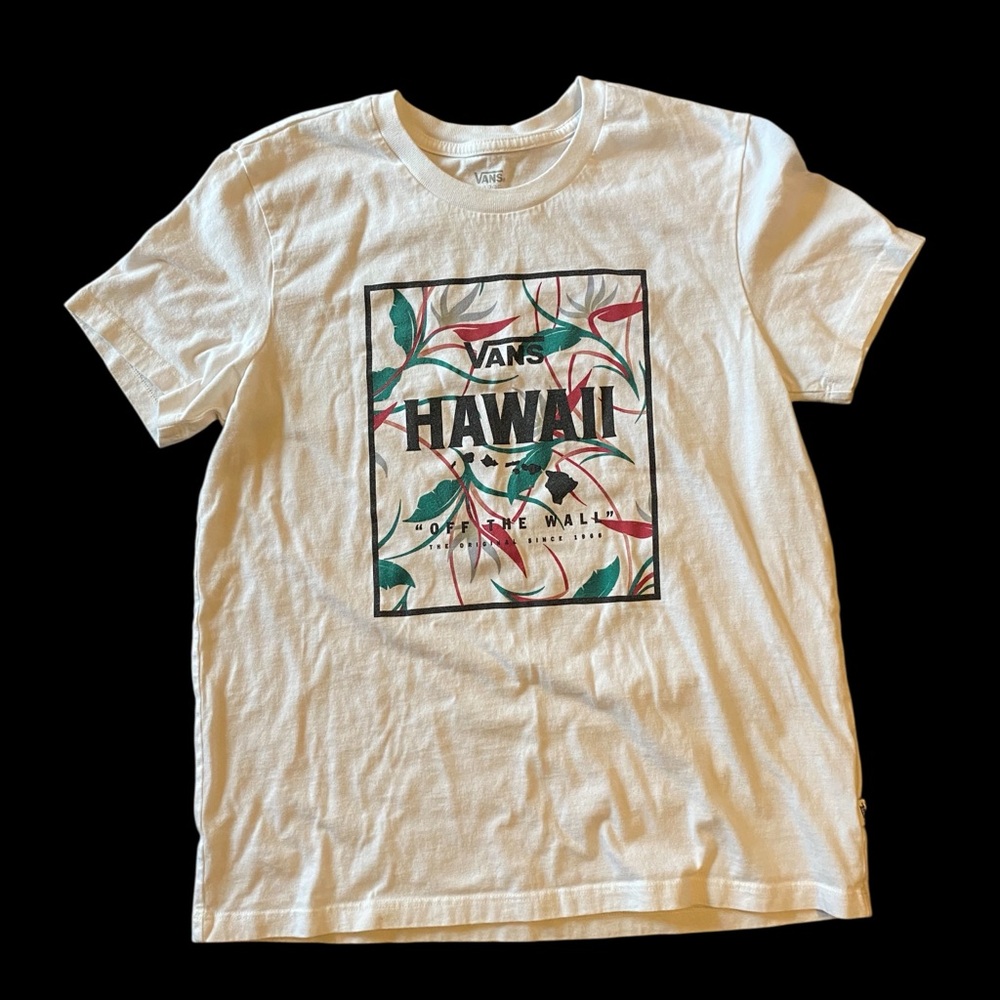 Vans Hawaii Graphic White Tee